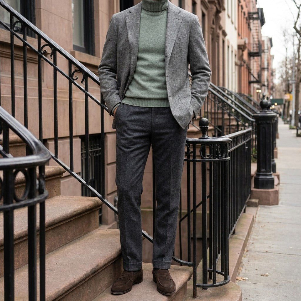 LIAM™ | Clarkson Merino Wool Turtleneck