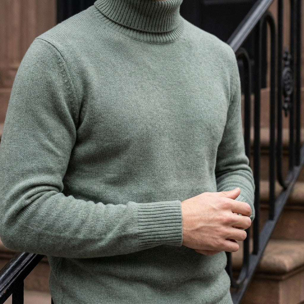 LIAM™ | Clarkson Merino Wool Turtleneck