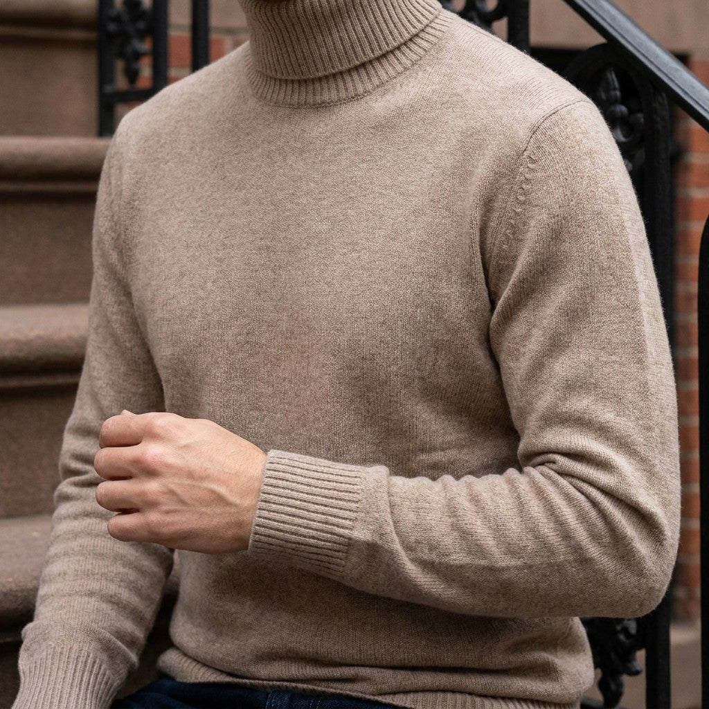 LIAM™ | Clarkson Merino Wool Turtleneck