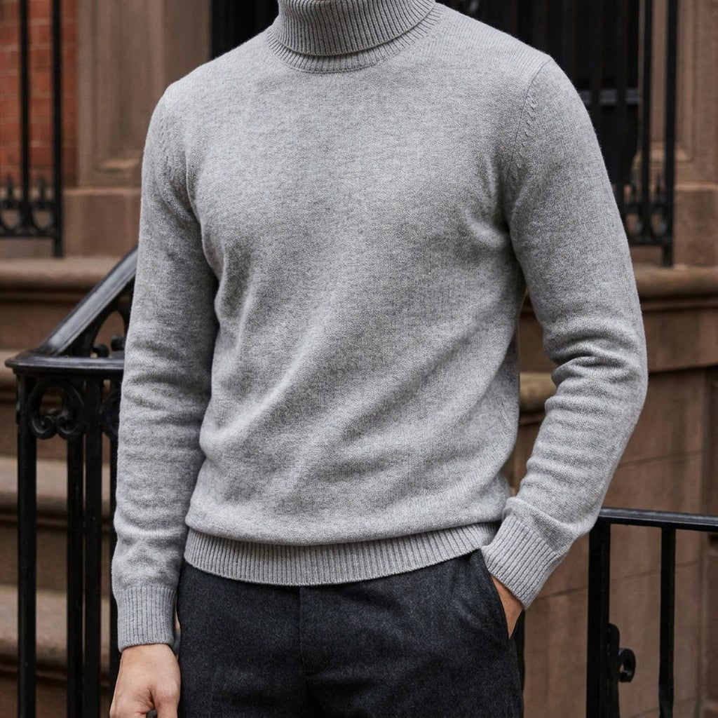 LIAM™ | Clarkson Merino Wool Turtleneck