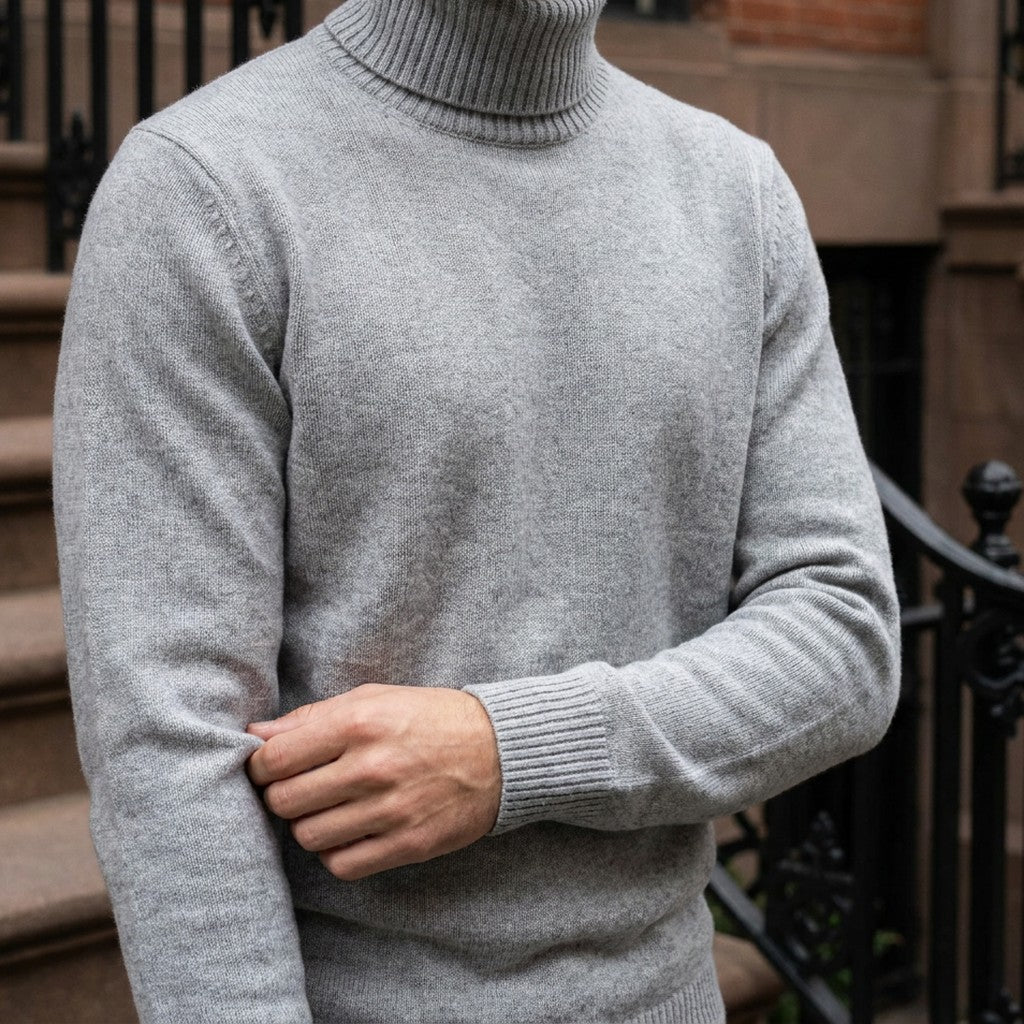 LIAM™ | Clarkson Merino Wool Turtleneck