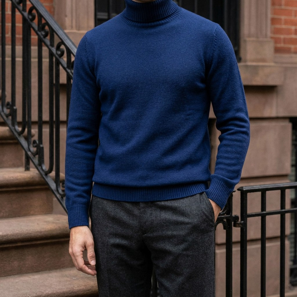 LIAM™ | Clarkson Merino Wool Turtleneck