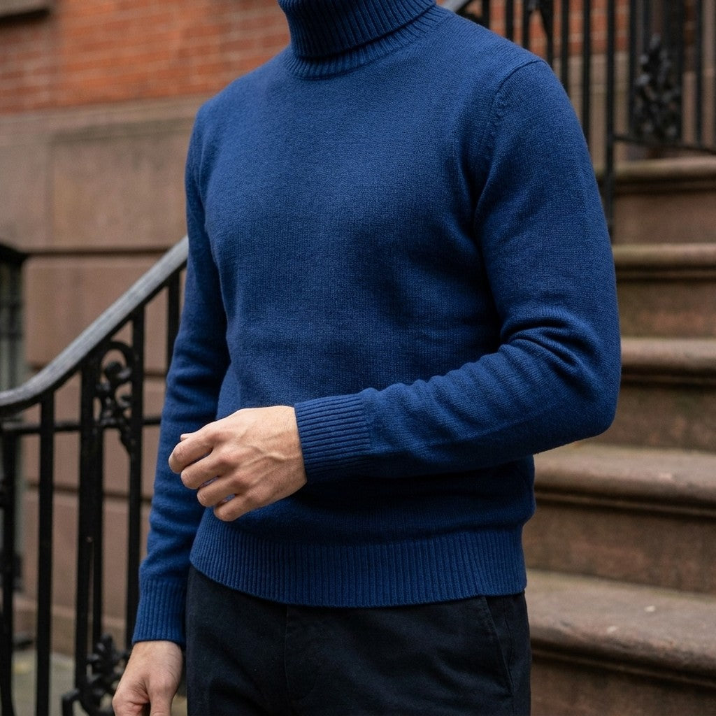 LIAM™ | Clarkson Merino Wool Turtleneck