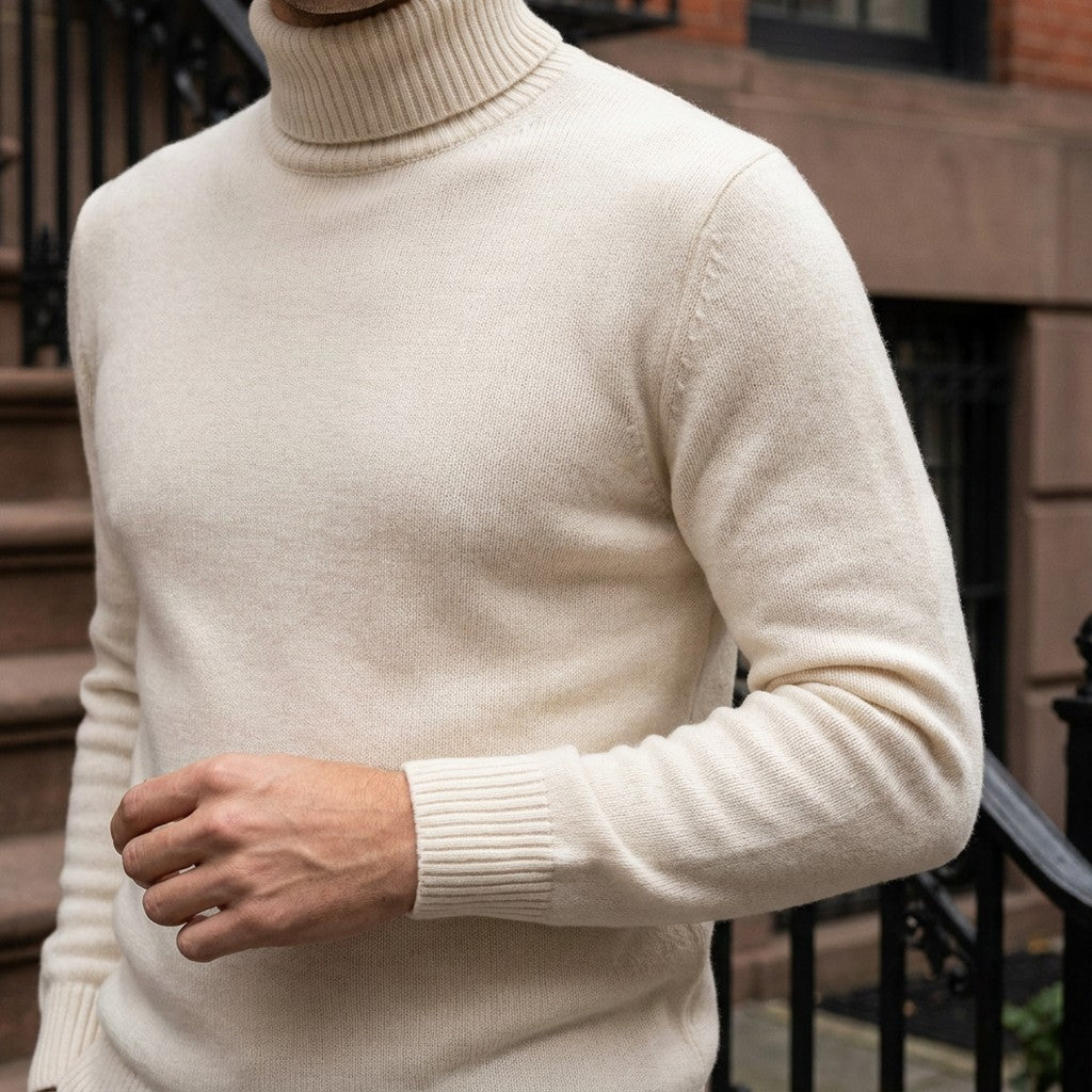 LIAM™ | Clarkson Merino Wool Turtleneck