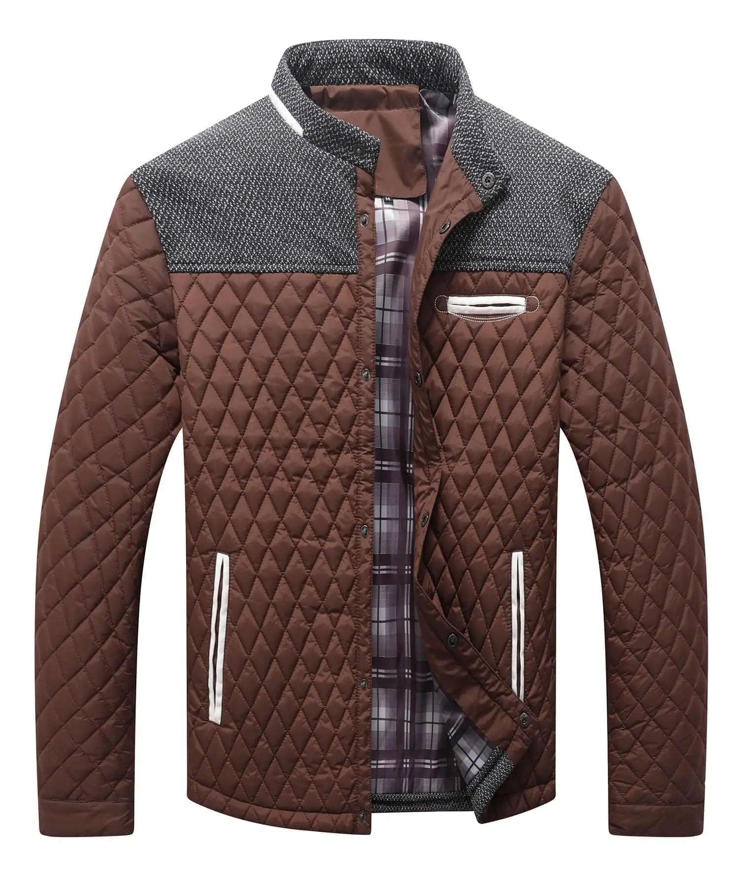 LIAM™ | Men's Diamond Quilted Padded Jacket