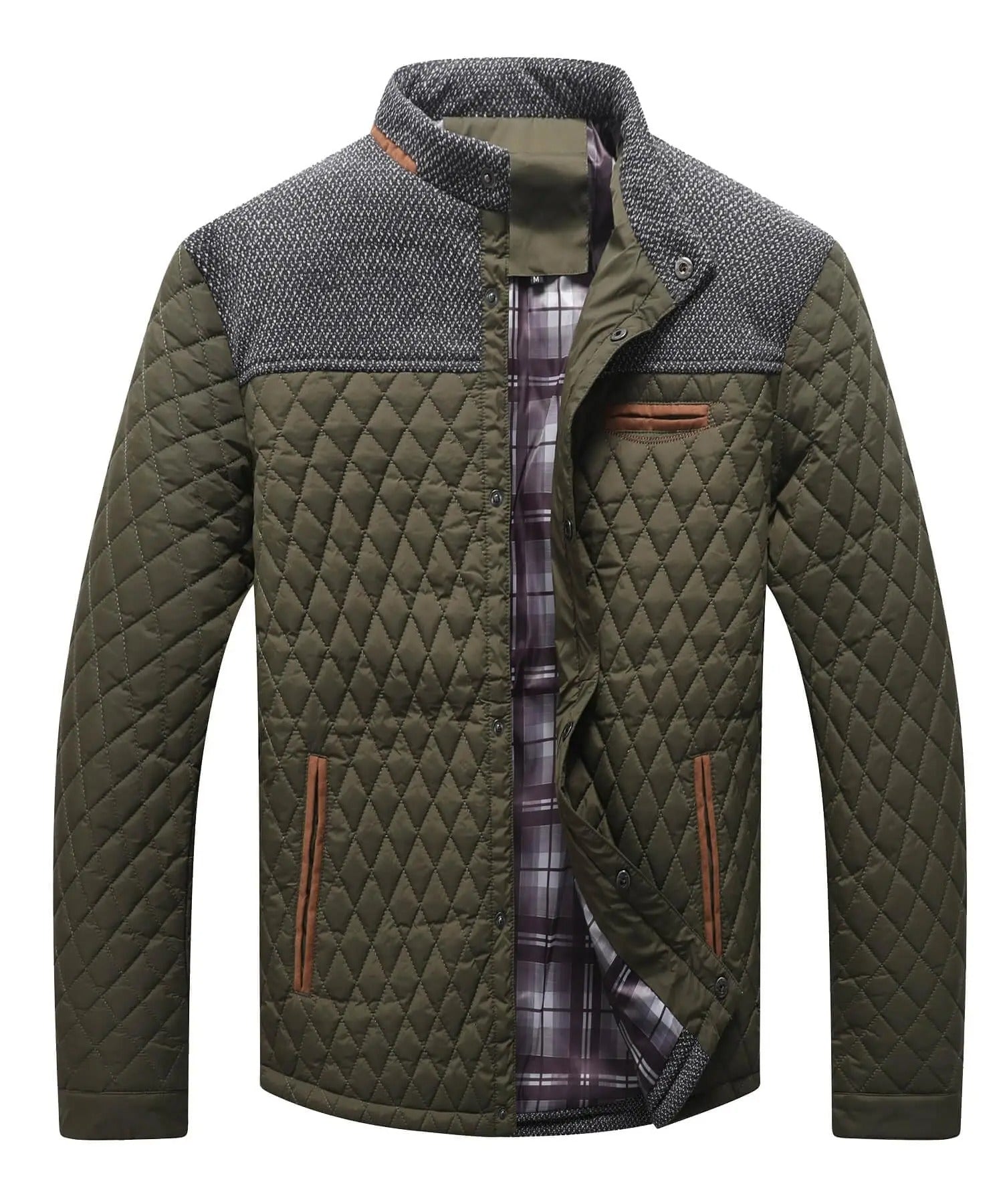 LIAM™ | Men's Diamond Quilted Padded Jacket