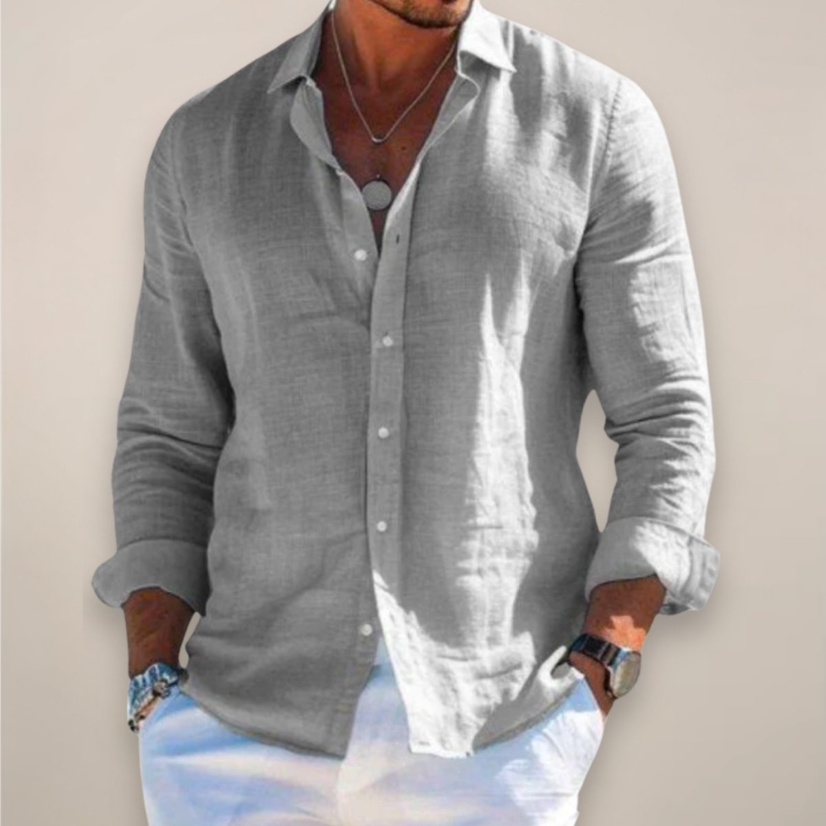 LIAM™ | Men's Regular-Fit Button-Up