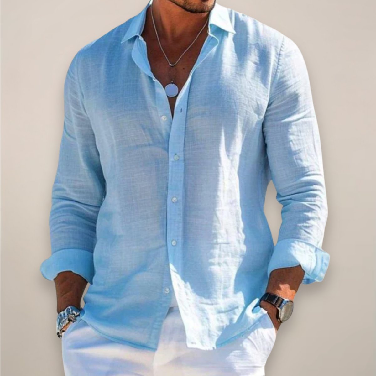LIAM™ | Men's Regular-Fit Button-Up