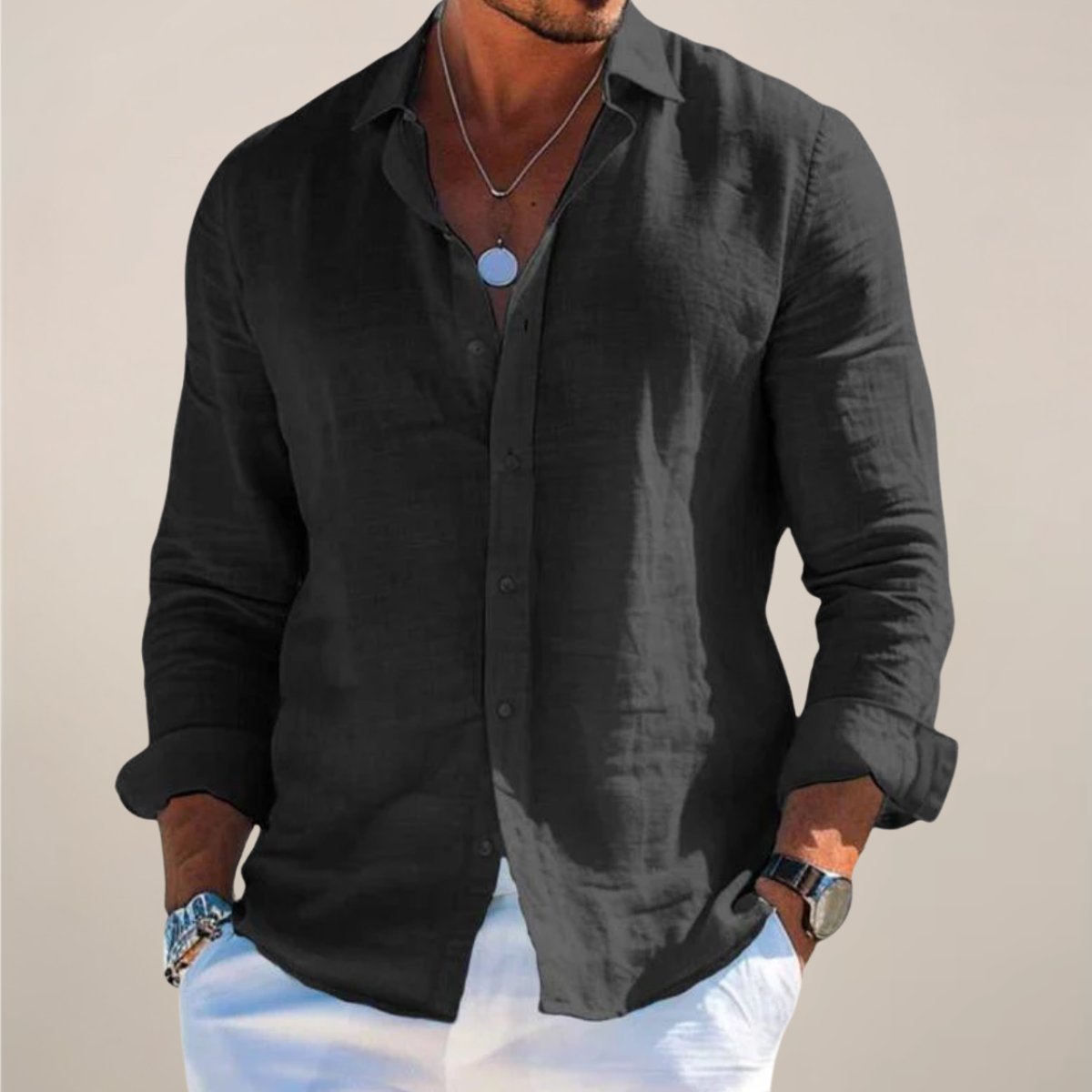 LIAM™ | Men's Regular-Fit Button-Up