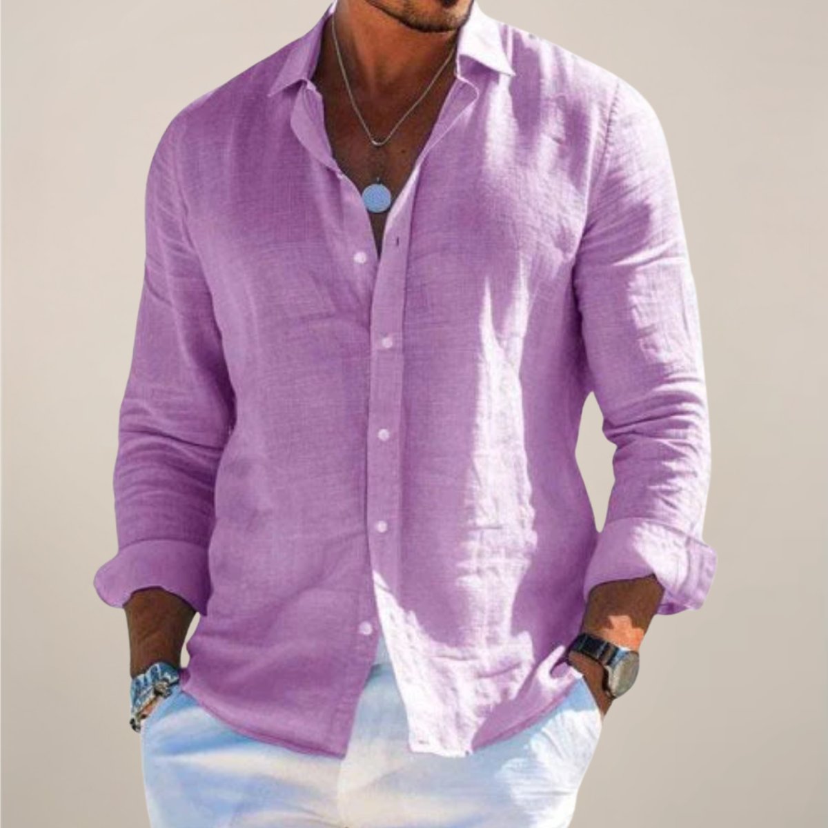 LIAM™ | Men's Regular-Fit Button-Up