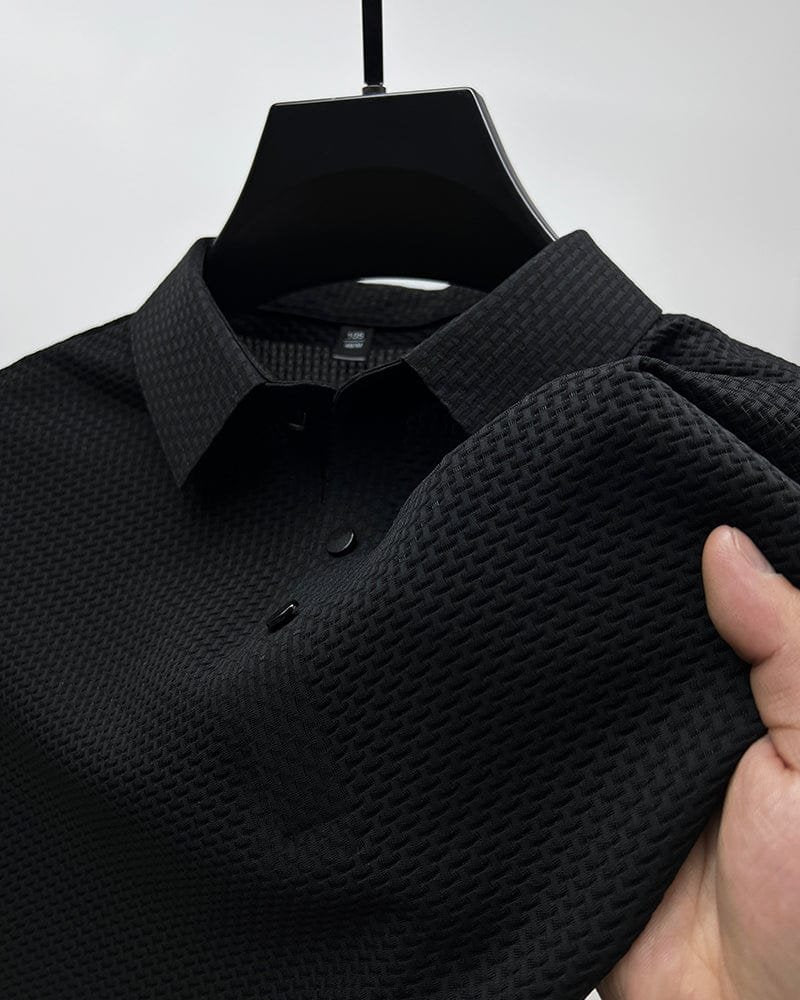 LIAM™ | Men's Knit Button Placket Polo