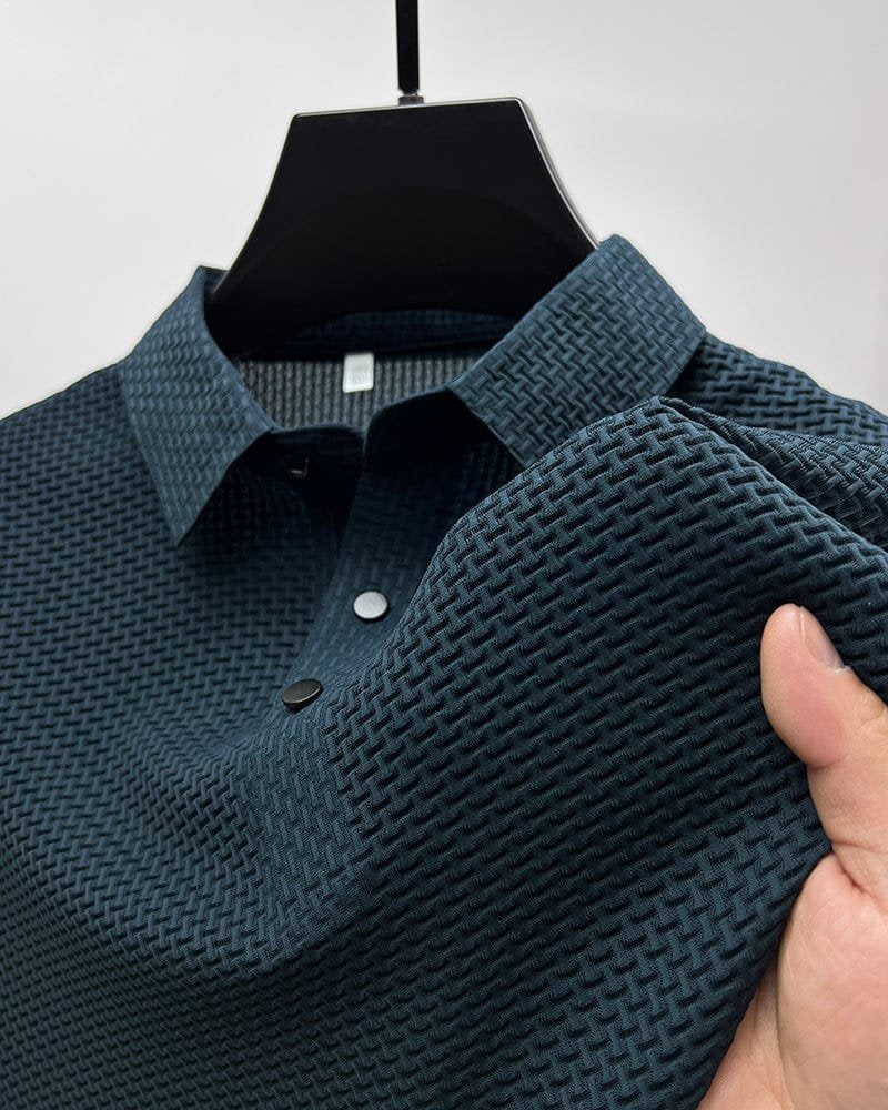LIAM™ | Men's Knit Button Placket Polo