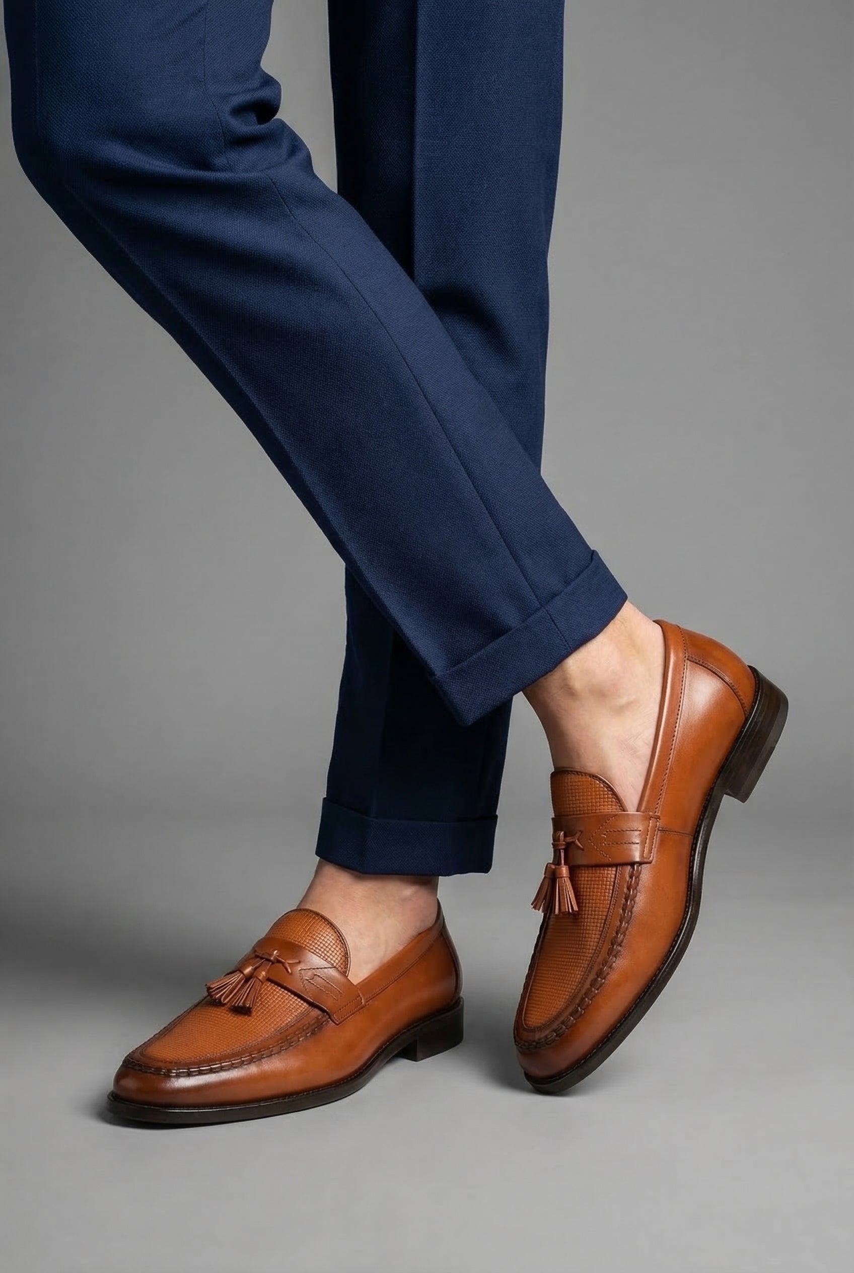 LIAM™ | Men's Woven Tassel Loafers