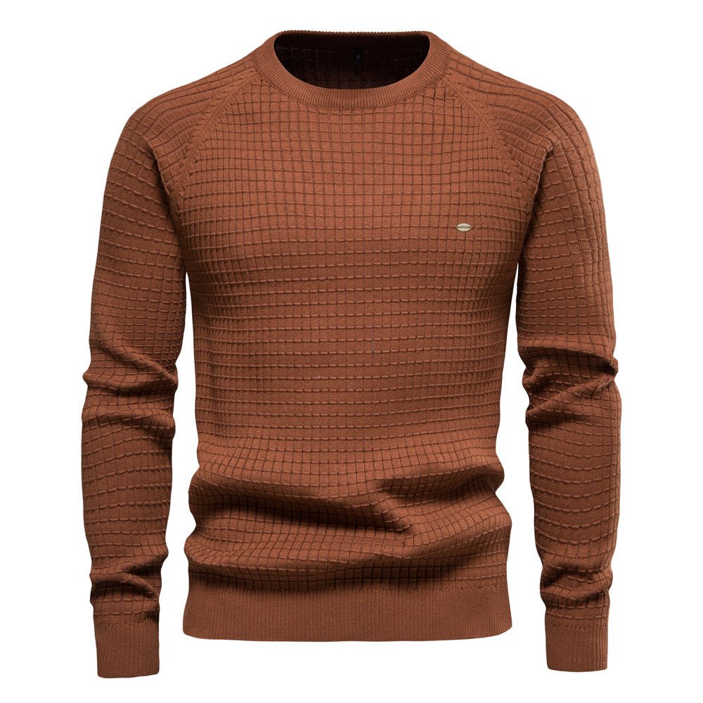 LIAM™ | Oliver Textured Long-Sleeve Winter Sweater