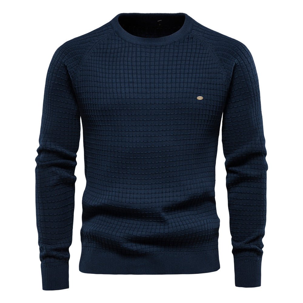 LIAM™ | Oliver Textured Long-Sleeve Winter Sweater