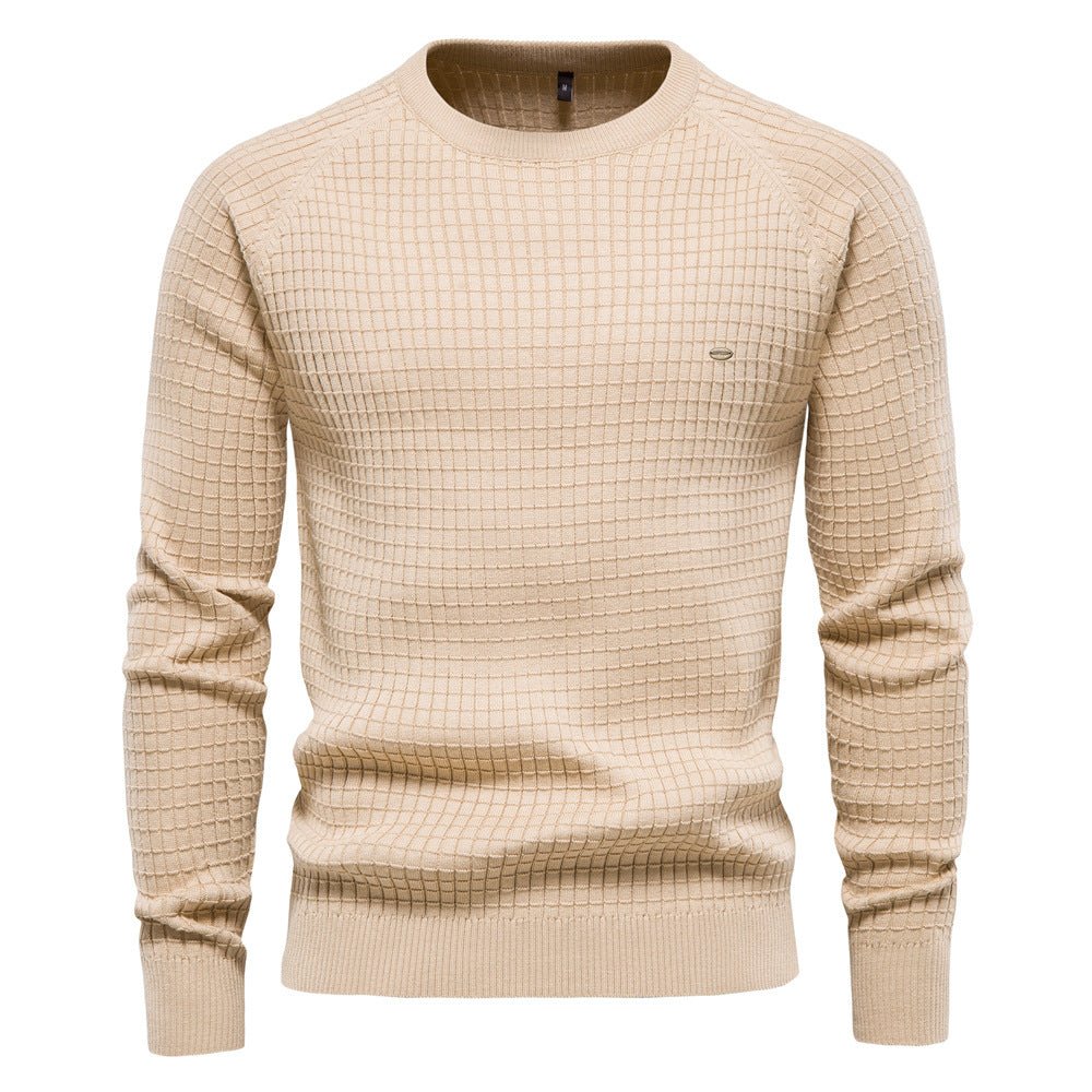 LIAM™ | Oliver Textured Long-Sleeve Winter Sweater
