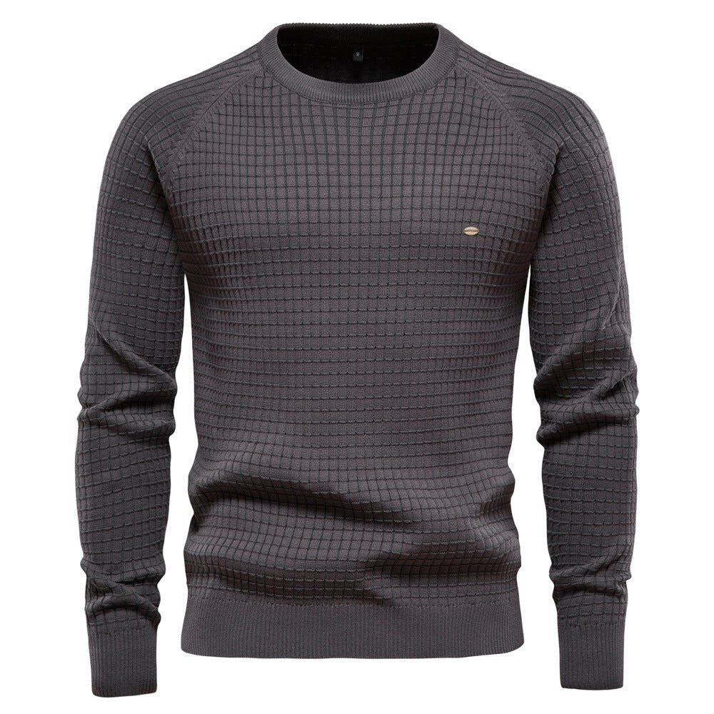 LIAM™ | Oliver Textured Long-Sleeve Winter Sweater