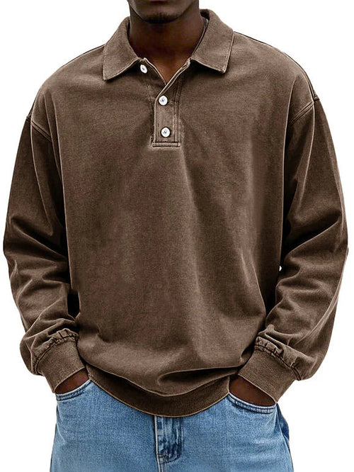 LIAM™ | DAILY LONG SLEEVE POLO