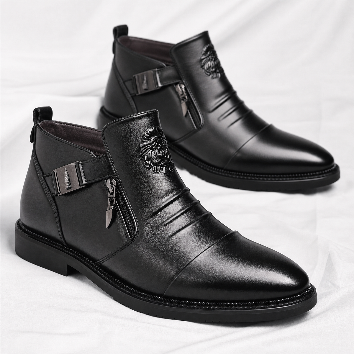 LIAM™ | Cristiano Leather Heritage Boots