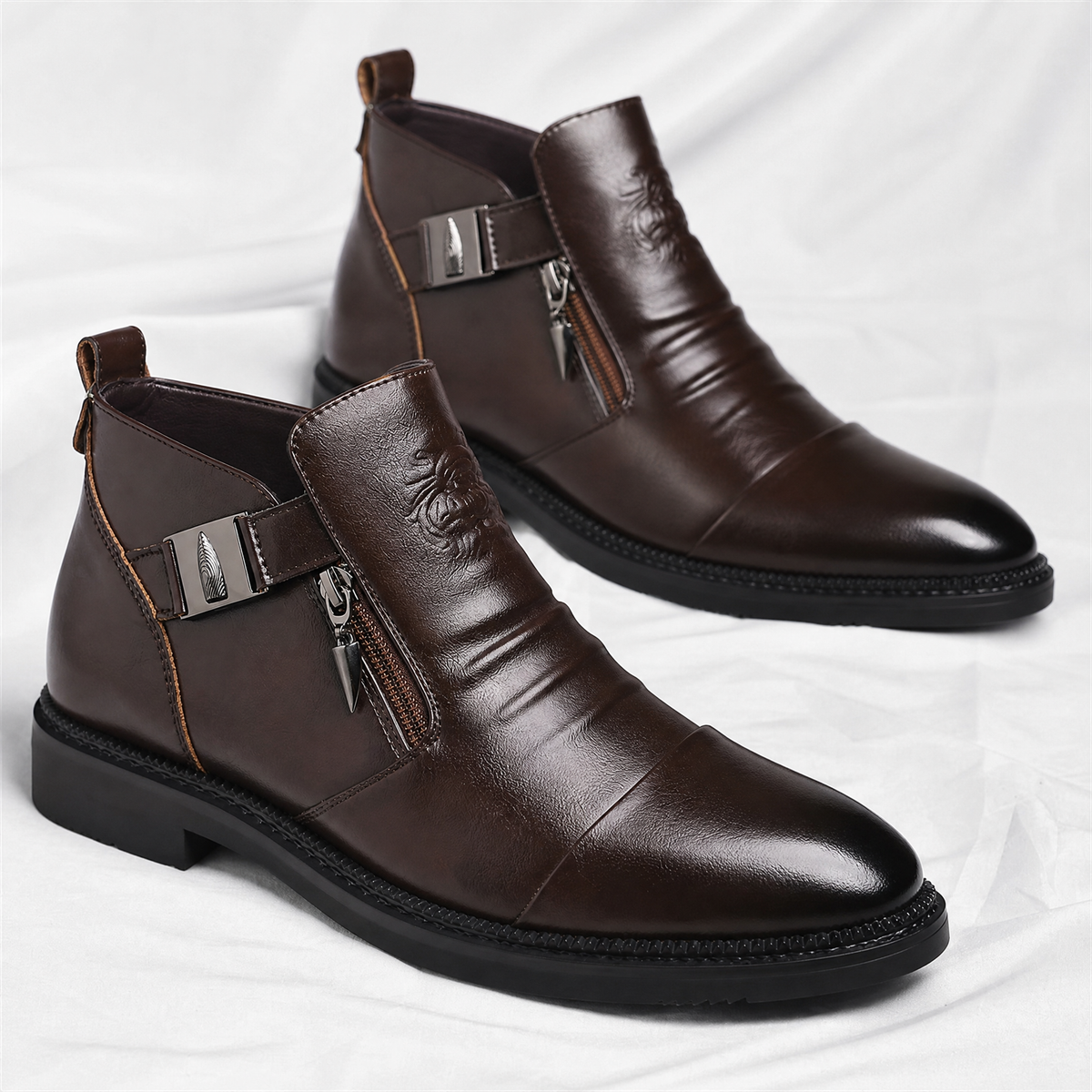 LIAM™ | Cristiano Leather Heritage Boots