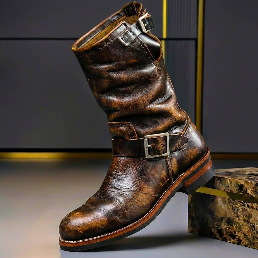 LIAM™ | Bancroft Vintage Leather Boots