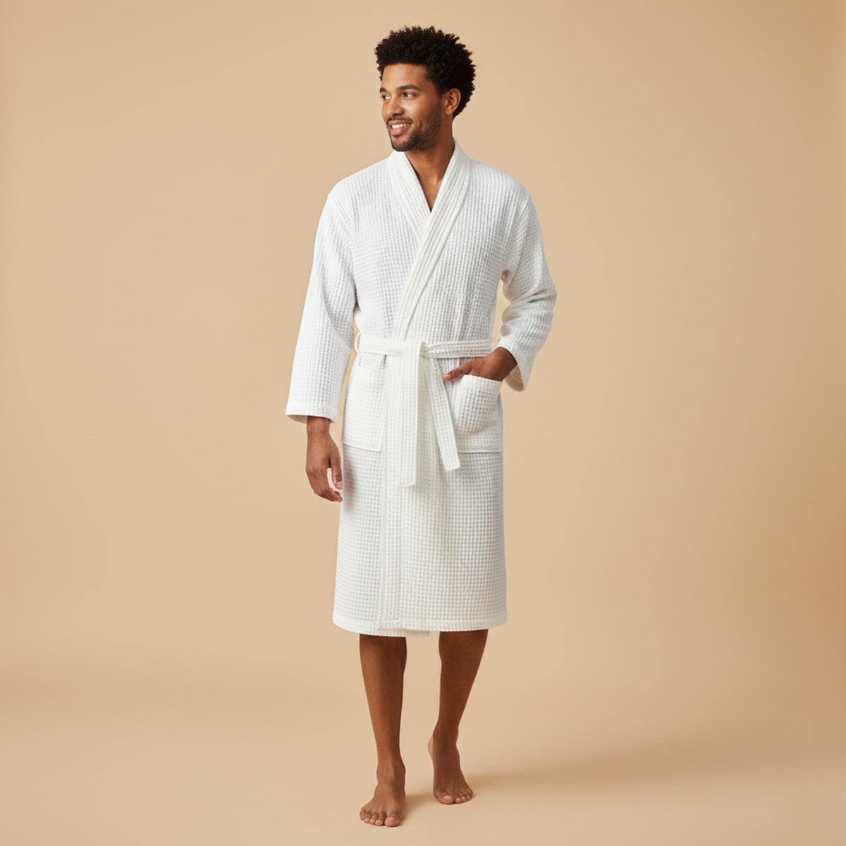 LIAM™ | Waffle Bathrobe