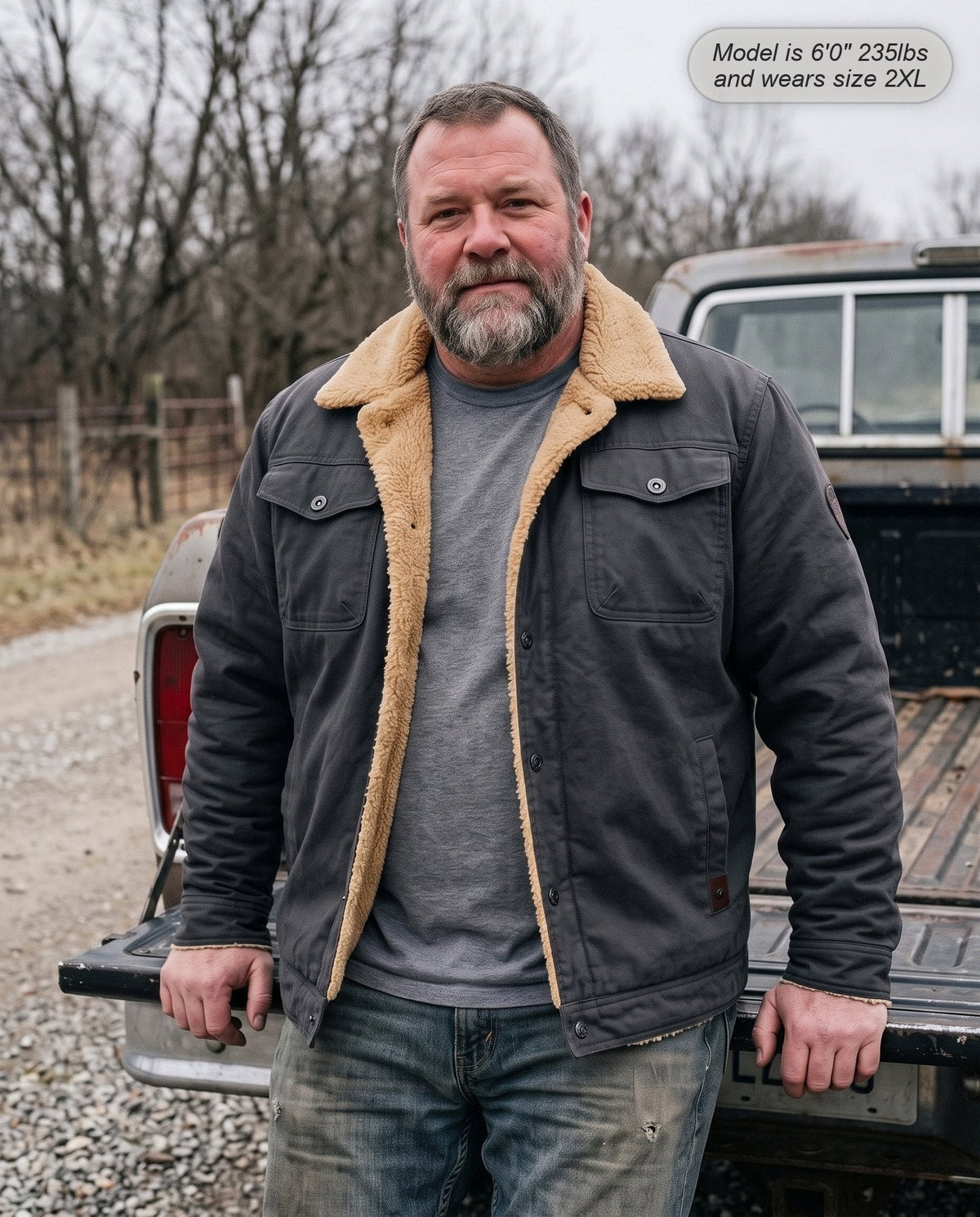 LIAM™ | Sentinel - Regular Fit Sherpa Jacket