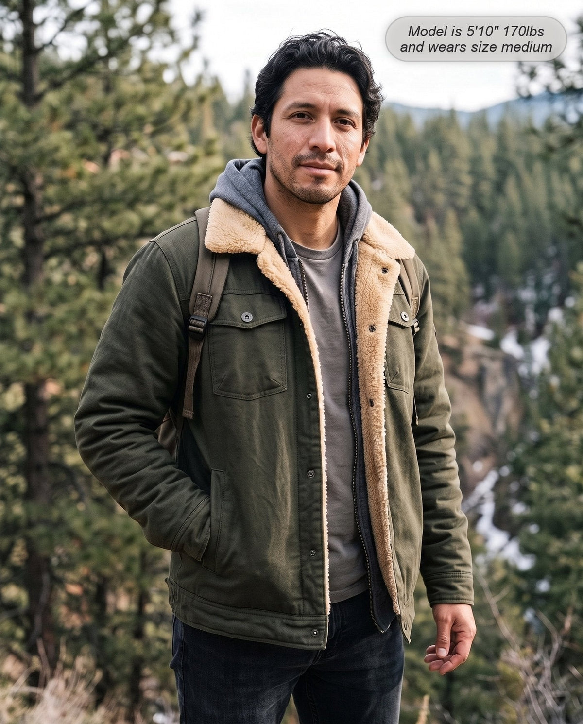 LIAM™ | Sentinel - Regular Fit Sherpa Jacket
