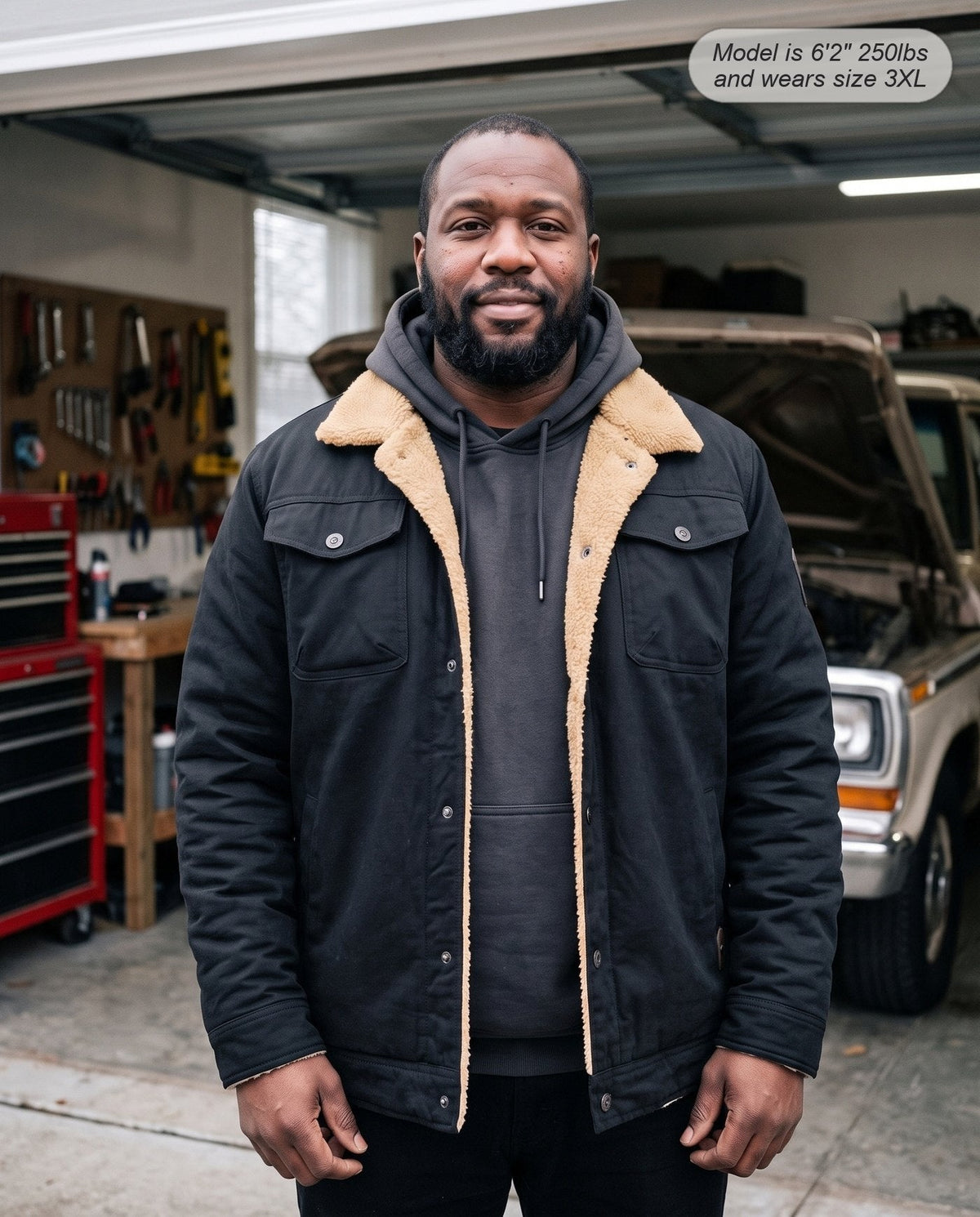 LIAM™ | Sentinel - Regular Fit Sherpa Jacket