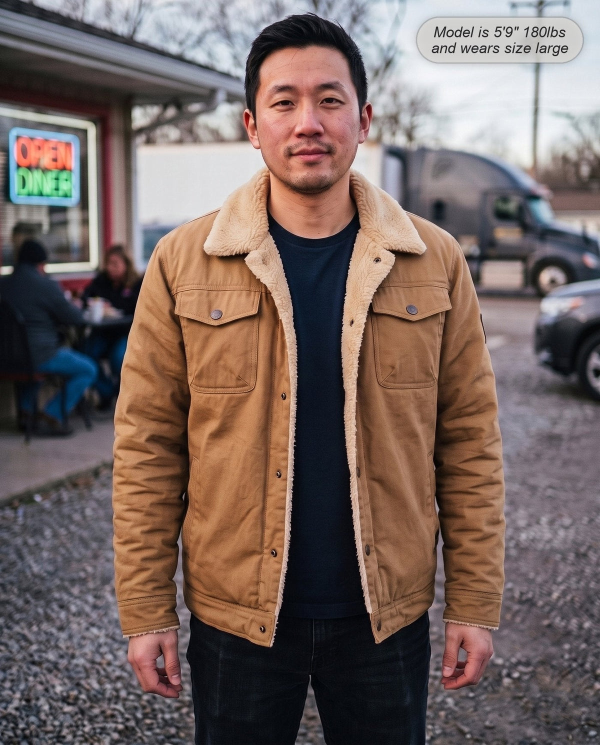 LIAM™ | Sentinel - Regular Fit Sherpa Jacket