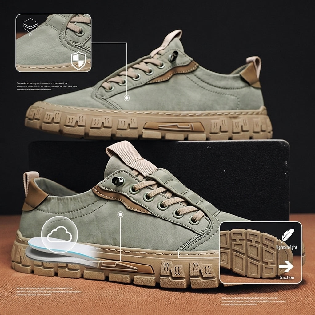 LIAM™ | Men's Canvas Trail Sneakers