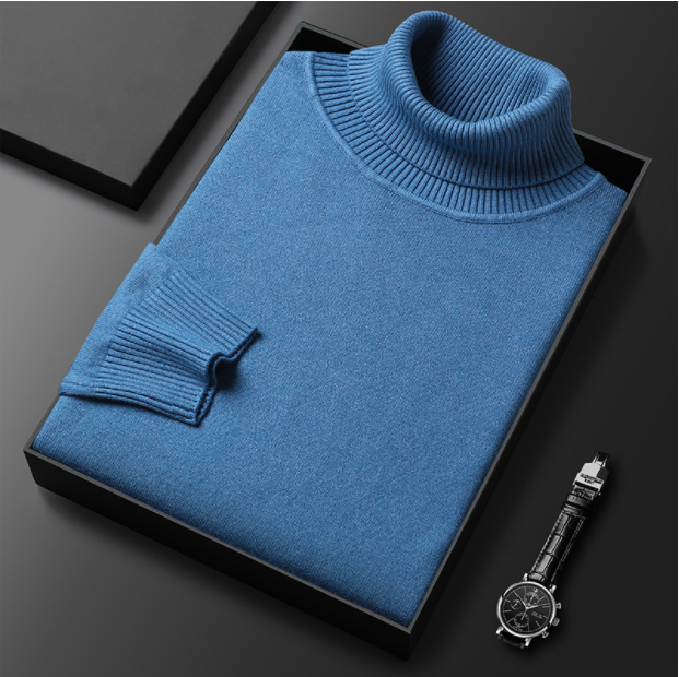 LIAM™ | Men's Solid-Color Premium Turtleneck Sweater