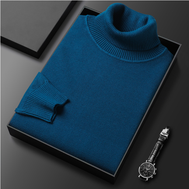 LIAM™ | Men's Solid-Color Premium Turtleneck Sweater