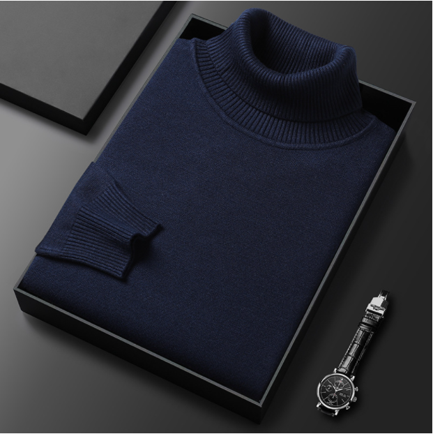 LIAM™ | Men's Solid-Color Premium Turtleneck Sweater