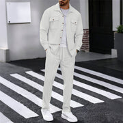 LIAM™ | Men's Waffle-Knit Textured Set