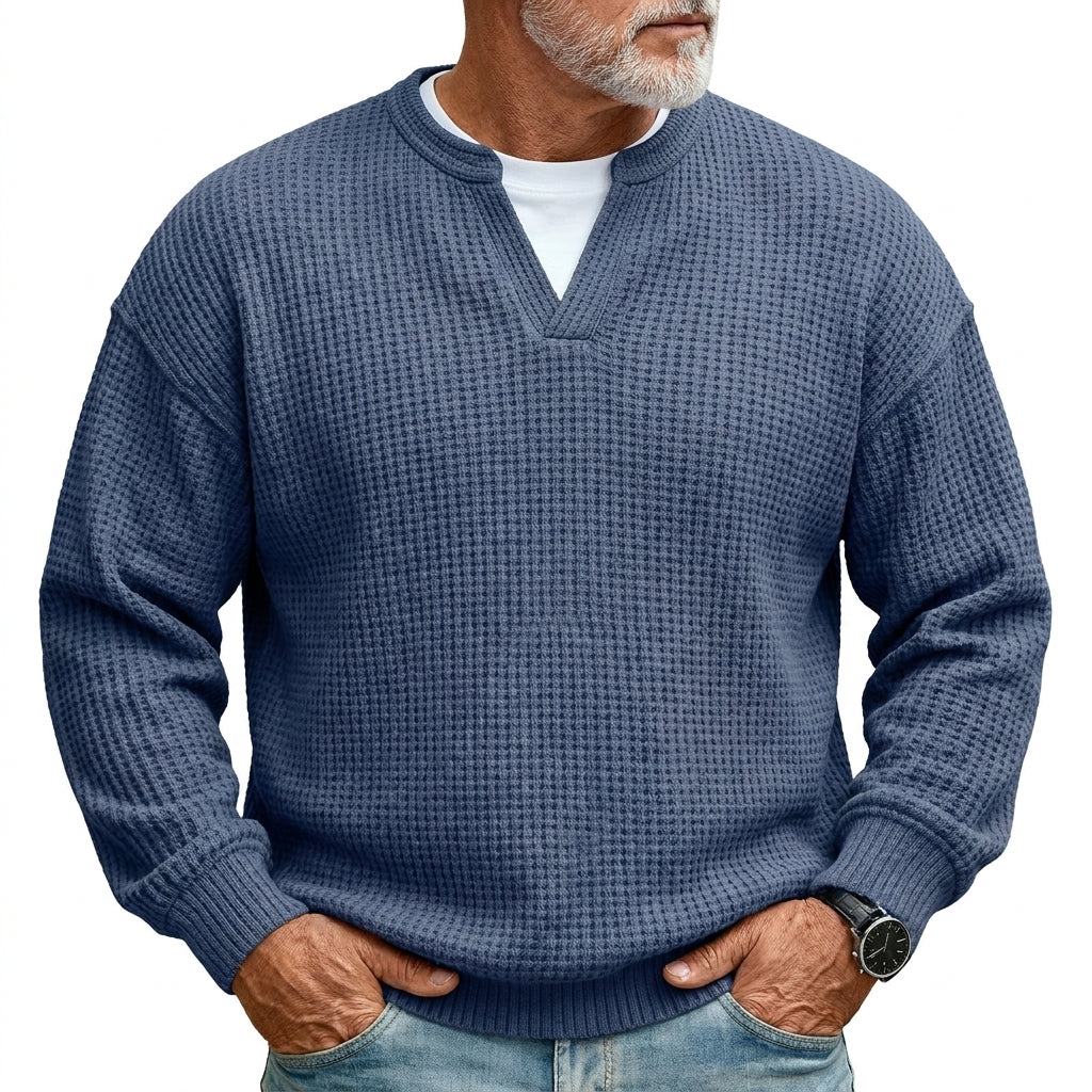 LIAM™ | Milo | Men's Waffle-Knit Jersey