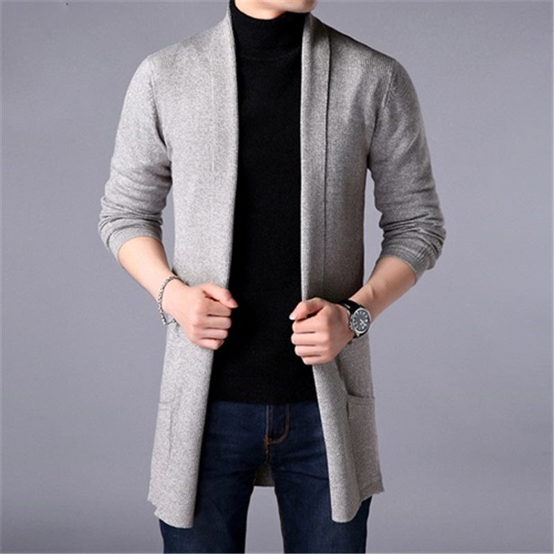 LIAM™ | Men’s Long Knit Cardigan