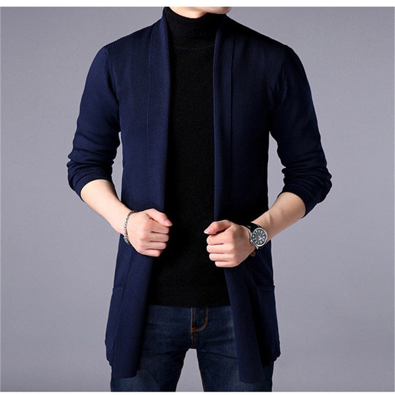 LIAM™ | Men’s Long Knit Cardigan