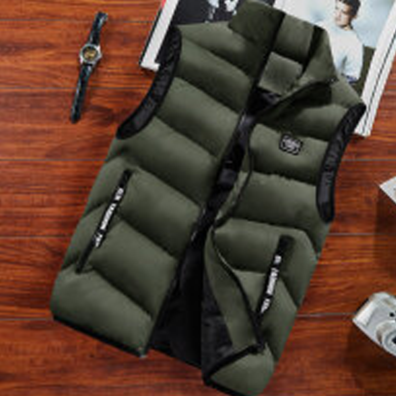 LIAM™ | Men's Quilted Stand-Collar Vest