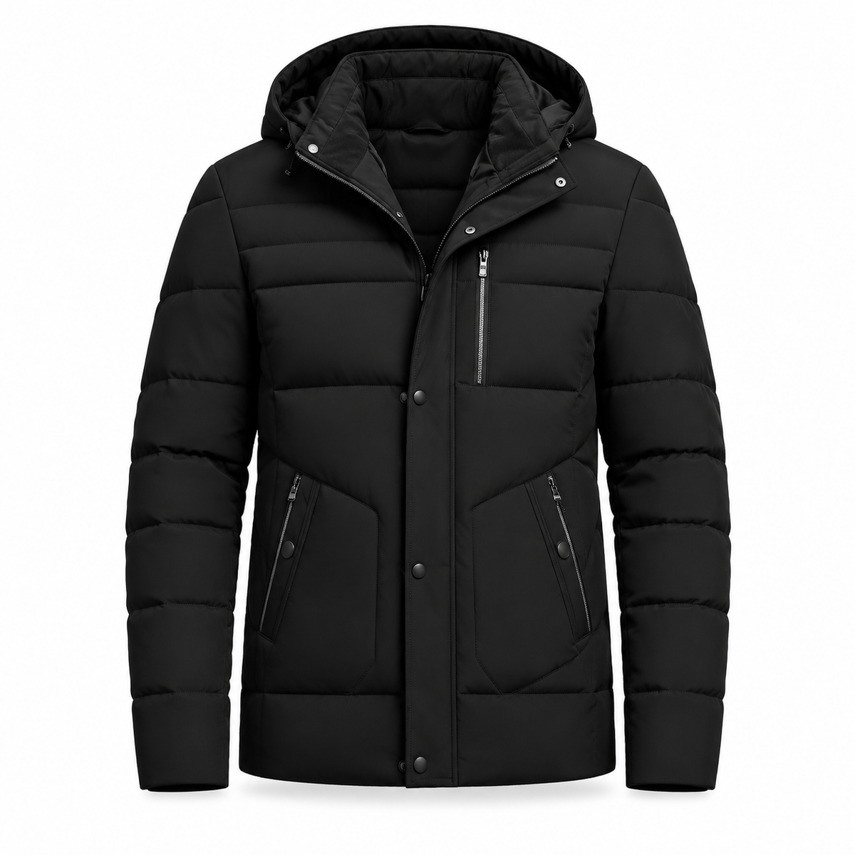 LIAM™ | Winter jacket with fleece lining and detachable hood