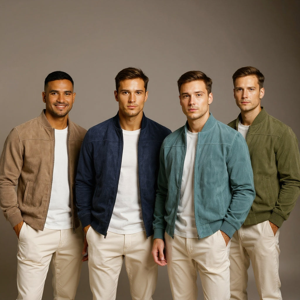 LIAM™ | SUEDE BOMBER JACKET