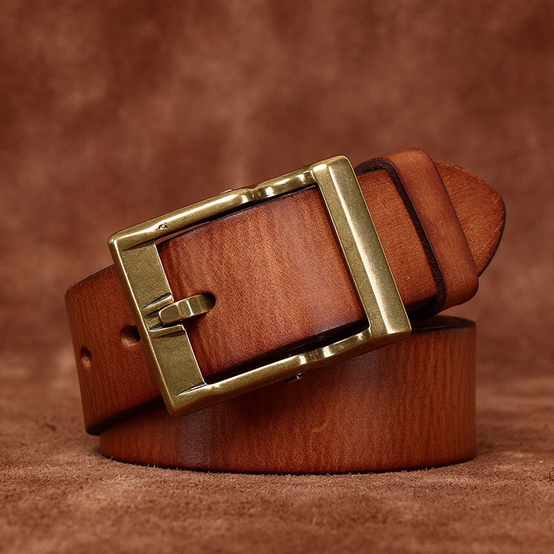 LIAM™ | Vintage Distressed Leather Belt
