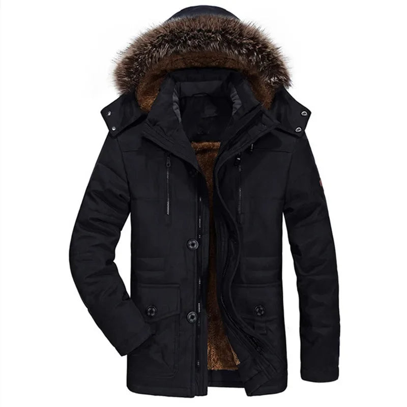 LIAM™ | Cotton Hooded Winter Jacket