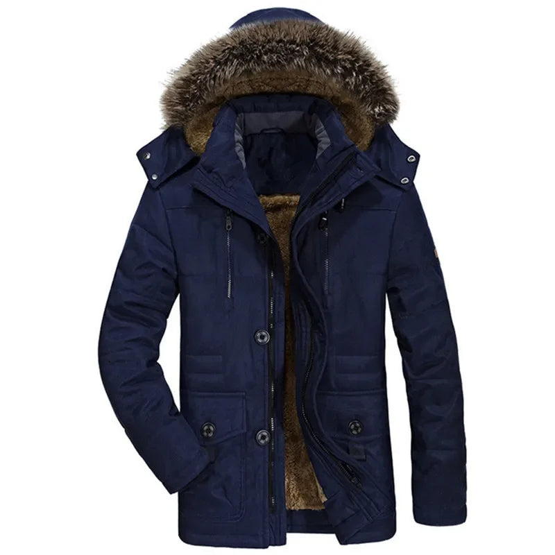LIAM™ | Cotton Hooded Winter Jacket