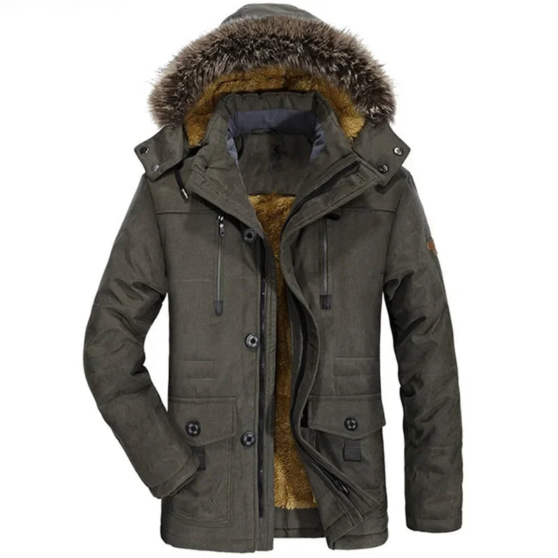 LIAM™ | Cotton Hooded Winter Jacket