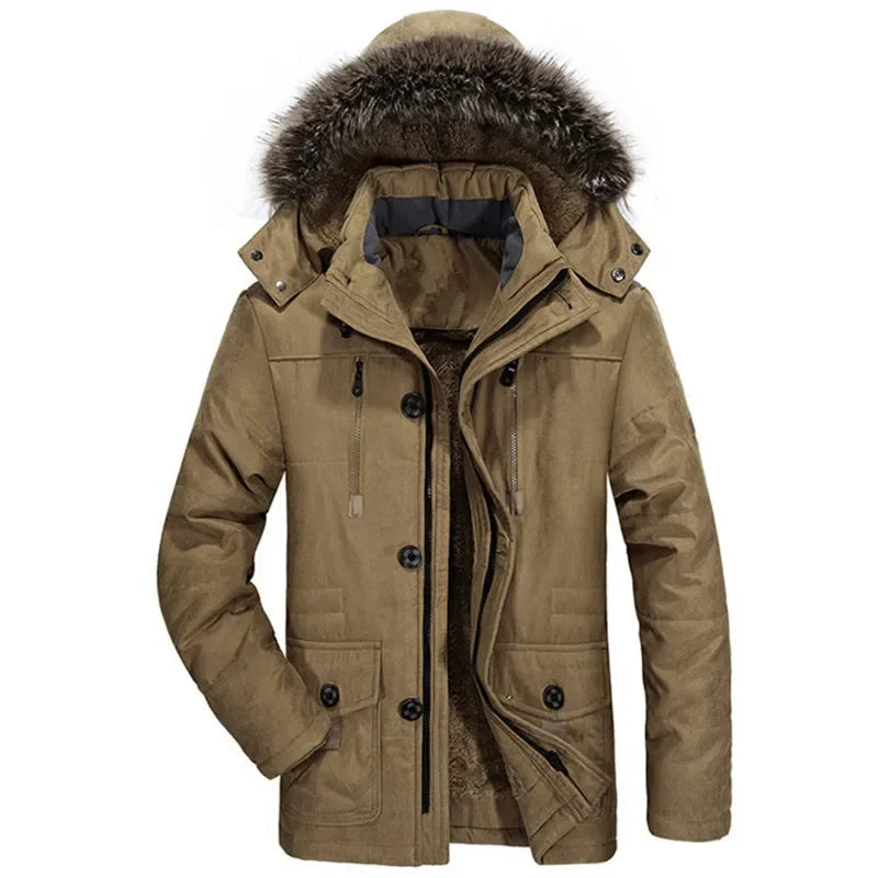 LIAM™ | Cotton Hooded Winter Jacket