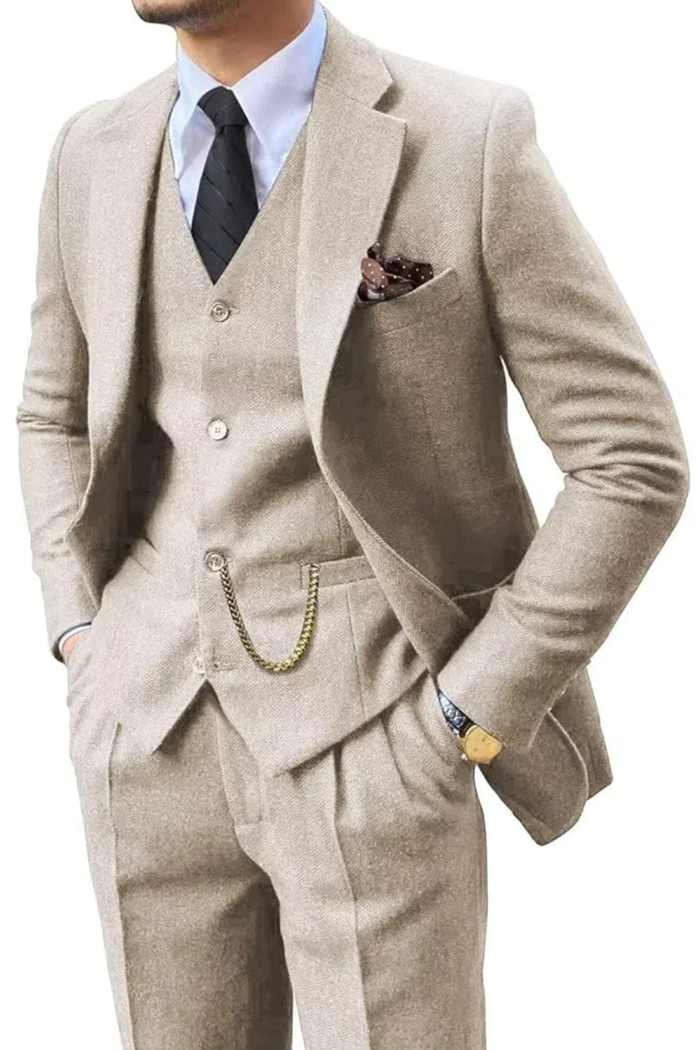 LIAM™ | HERRINGBONE SUIT