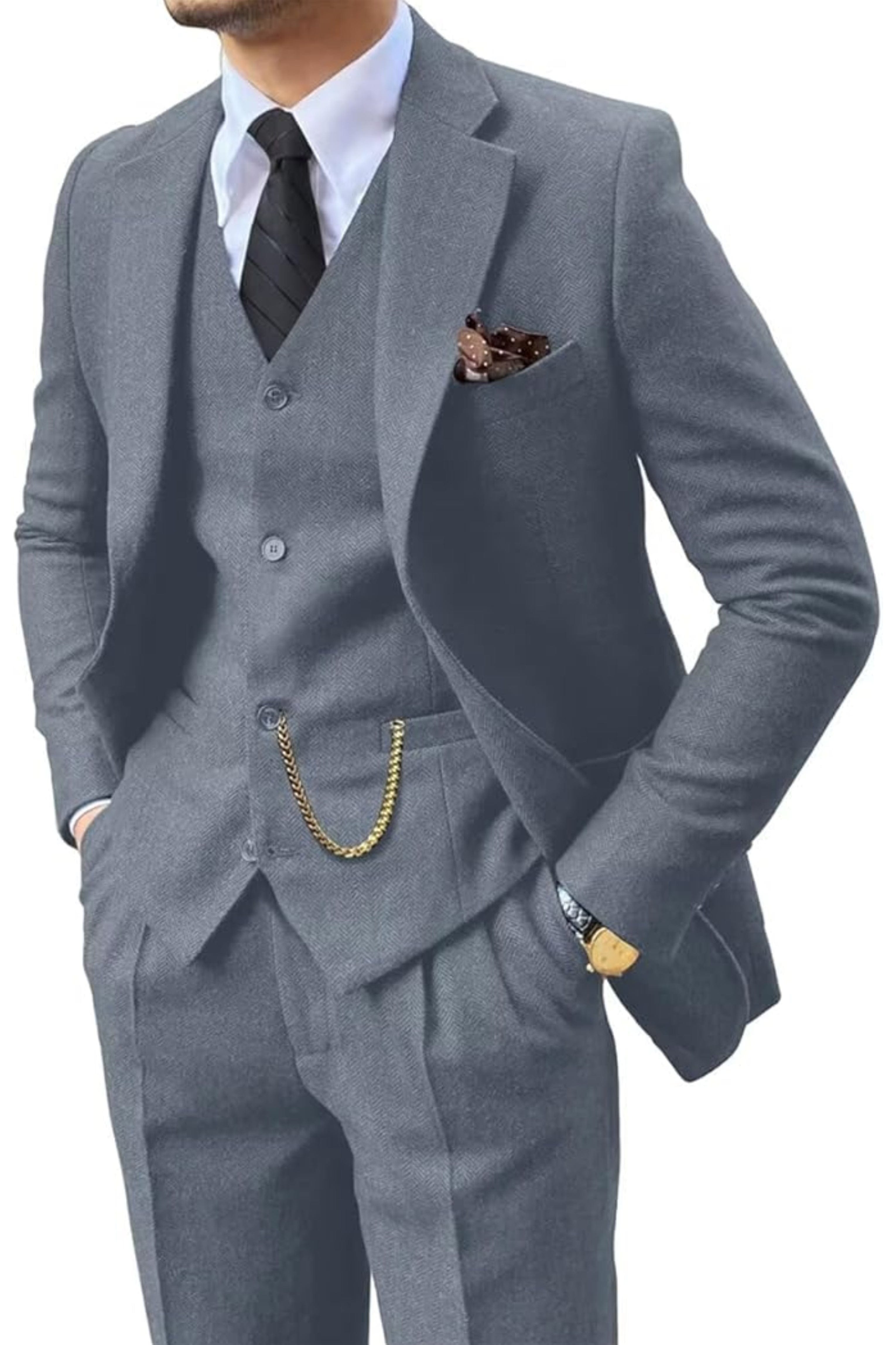 LIAM™ | HERRINGBONE SUIT