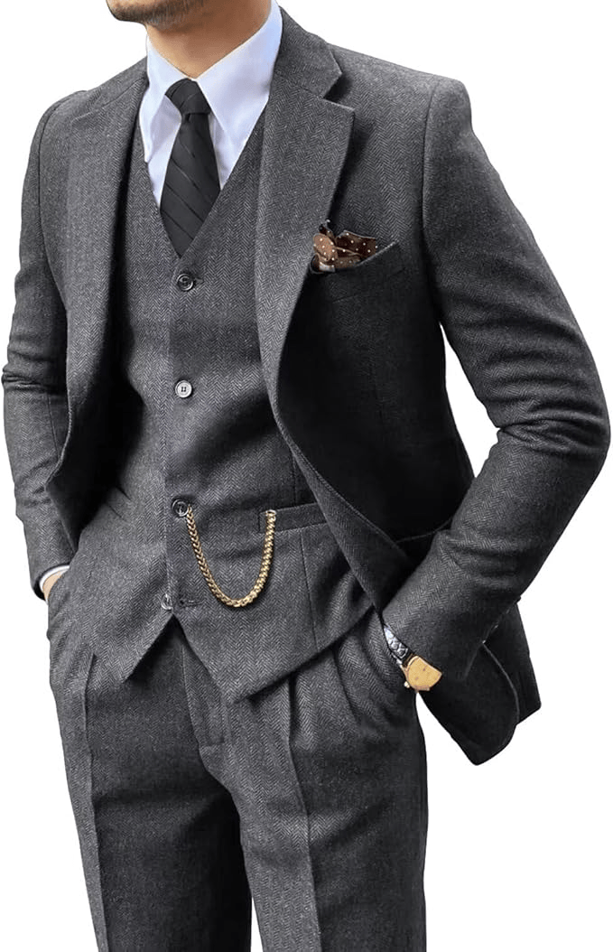 LIAM™ | HERRINGBONE SUIT