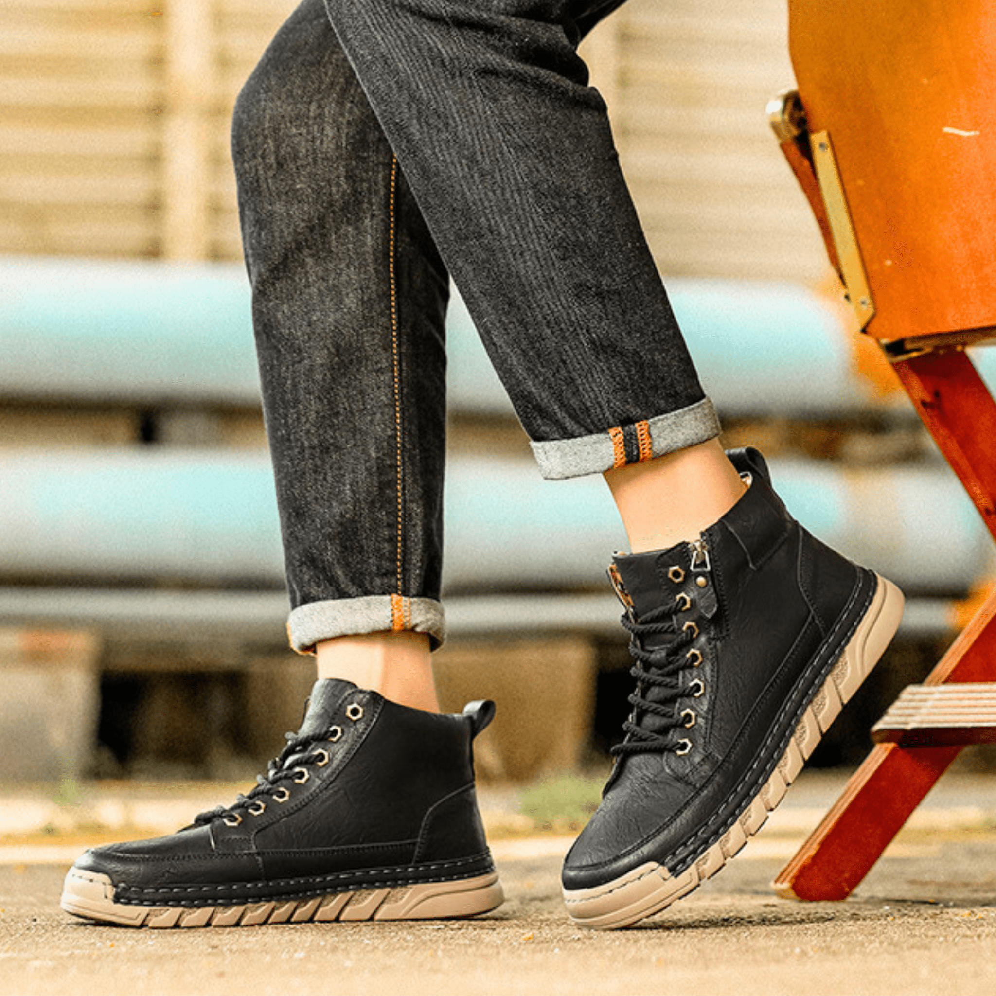 LIAM™ | LEATHER BOOTS